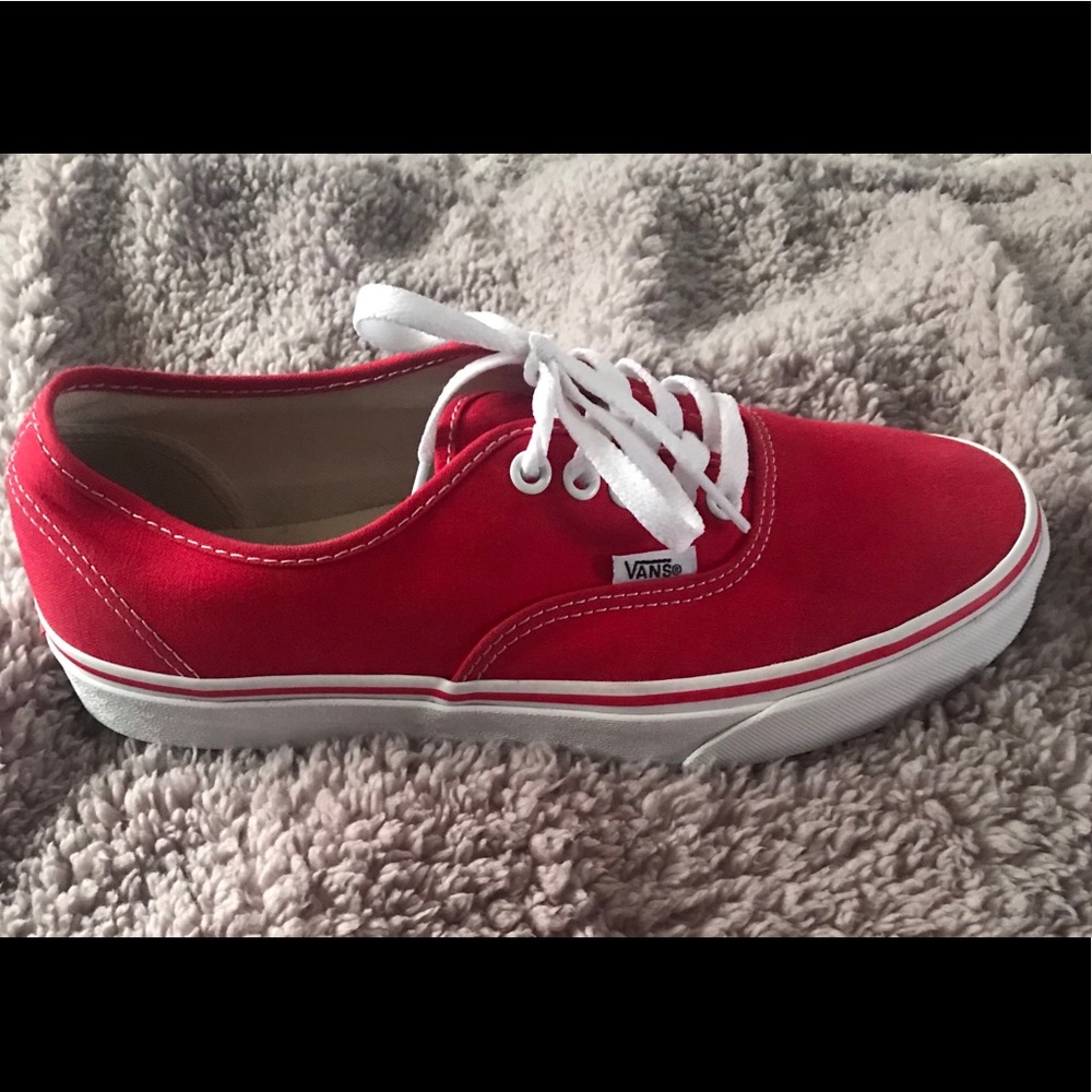 Vans Authentic Red Sneakers